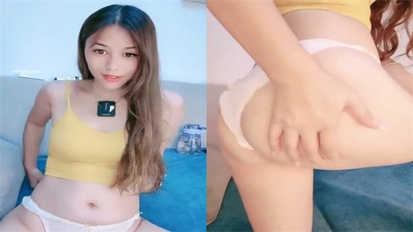 肥臀骚母狗发情浪叫，道具自慰互动高潮不断！