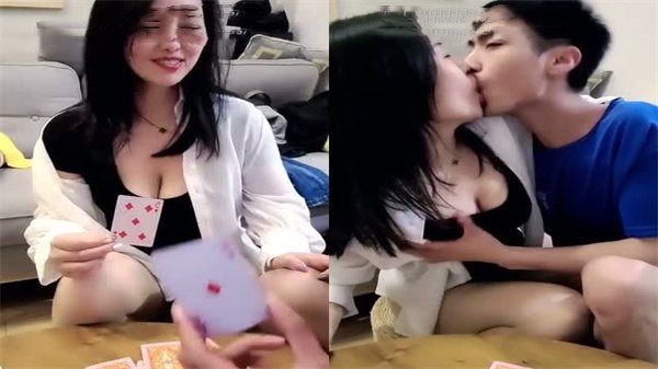 爆乳美艳人妻玩牌输给小哥后，任由玩弄被狂插猛干