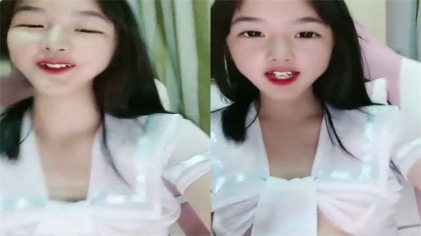 白皙甜美少女淫声浪语挑逗互动，玩奶抠穴道具自慰高潮诱惑