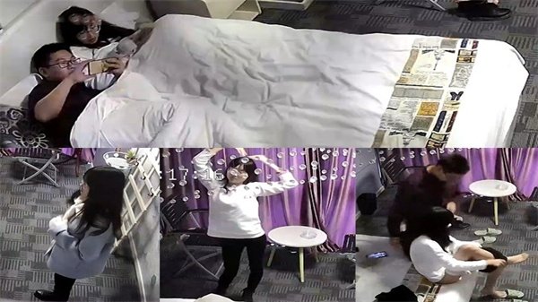 精品旅馆偷拍外泄事件！失恋学妹惨遭理工科学长肉体安慰，内射高潮实录