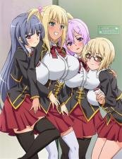 [巨乳淫乱学园] 终极后宫盛宴达成！下卷重磅出击 爆乳教室の多人授业实录