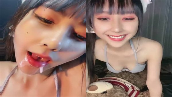 蜜桃酱半裸口交骚入骨髓，尤物舔舐假肉棒激情荡漾 Part2