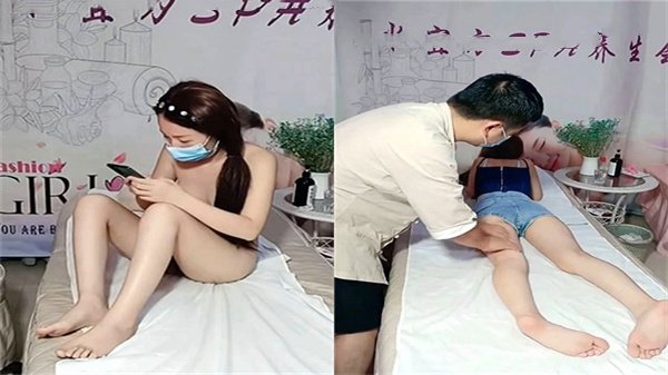 【真人露脸】白嫩少妇私密SPA出轨实录 无套内射极品美少女真空上阵